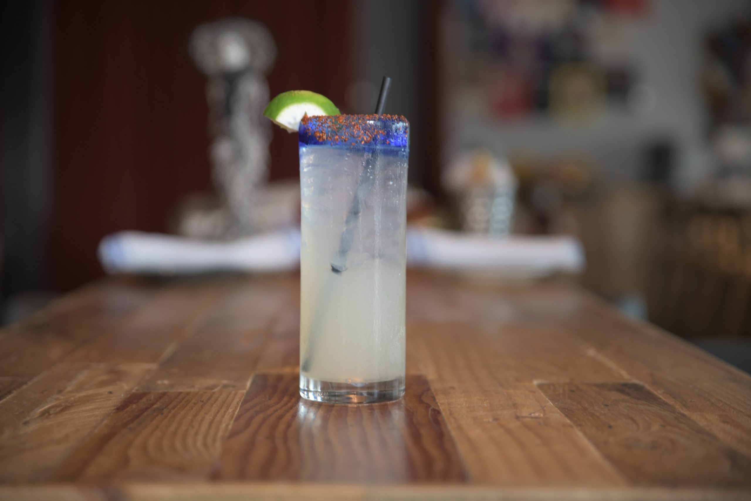 Paloma cocktail on a bar